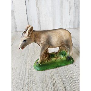 Cs vintage donkey porcelain nativity village Xmas decor